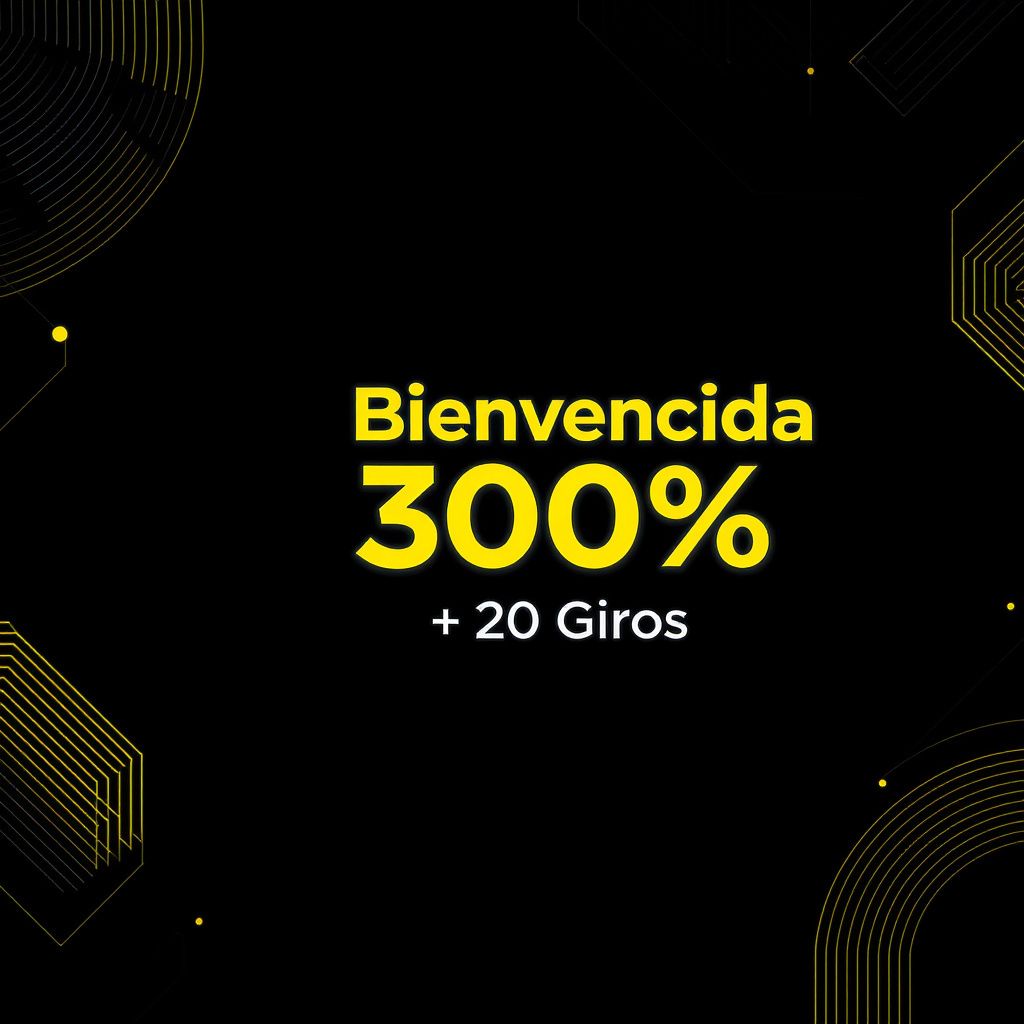 Bienvenida 300% + 20 Giros
